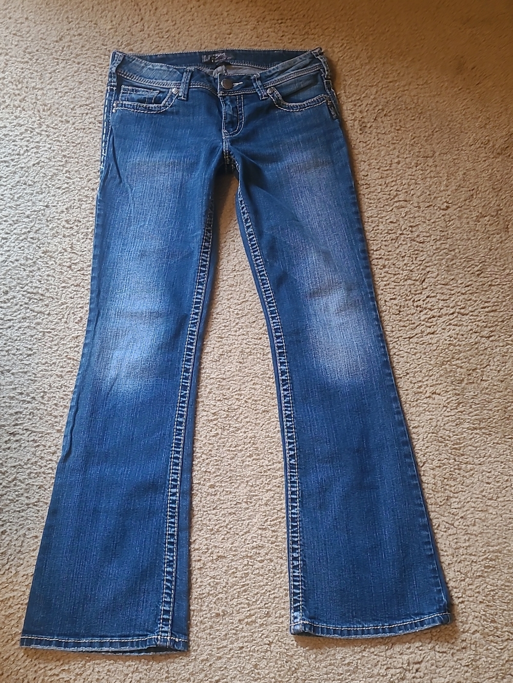 Silver Suki Jeans, Sz 30x34